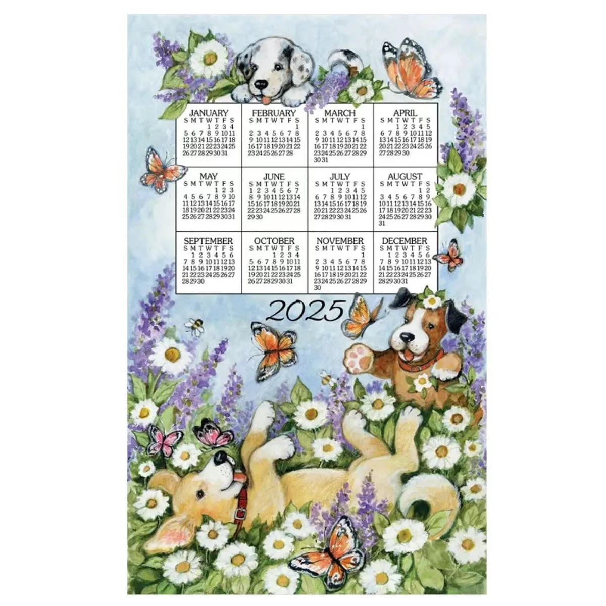 2025 Calendar Towels