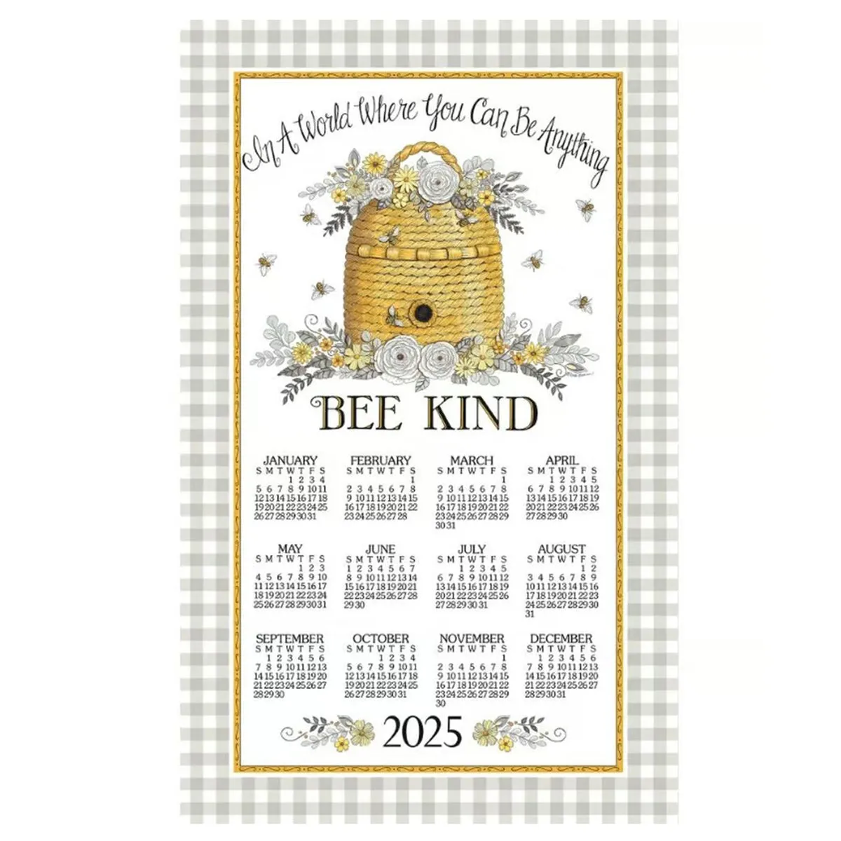 2025 Calendar Towels