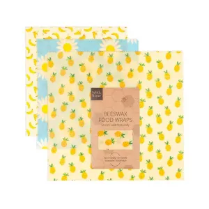 Beeswax Food Wraps - 3 Pack