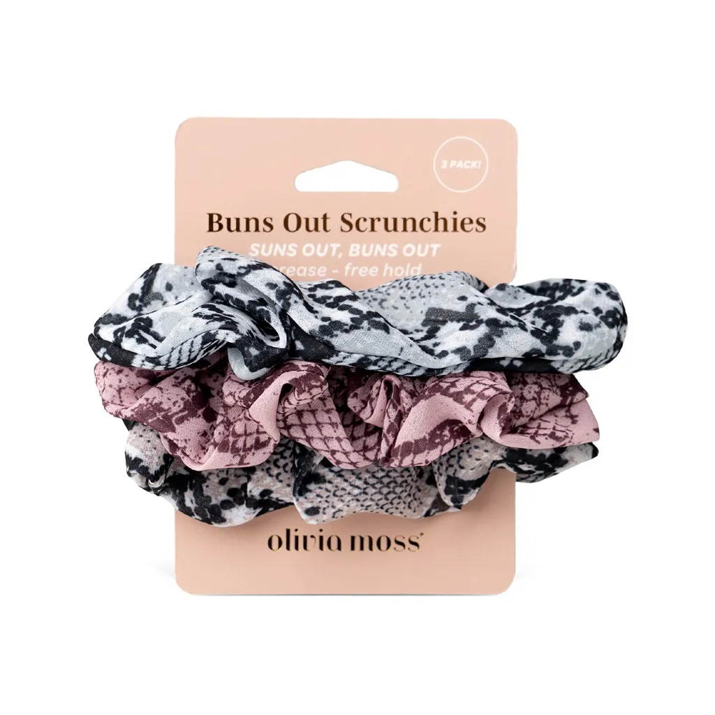 Buns Out Scrunchie Set - Assorted