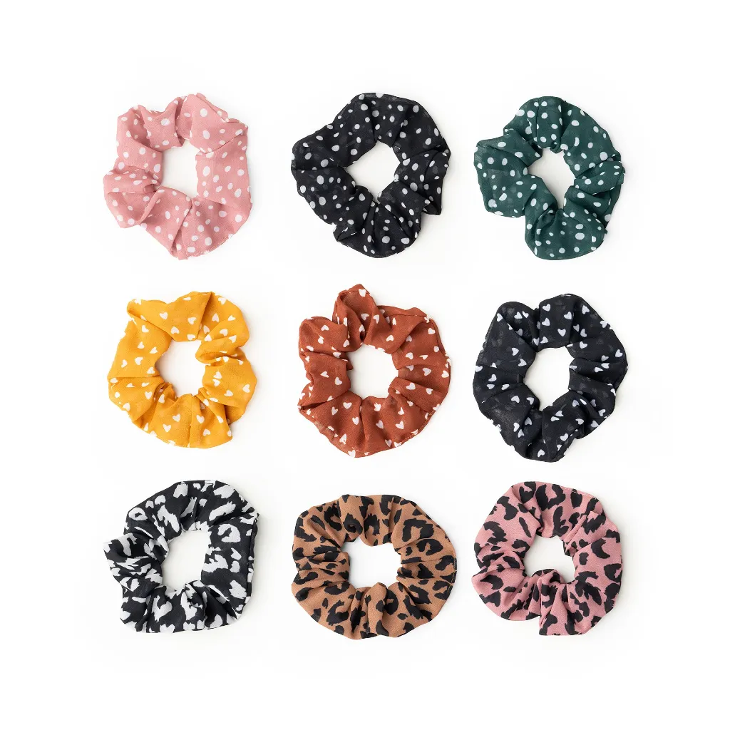 Buns Out Scrunchie Set - Assorted