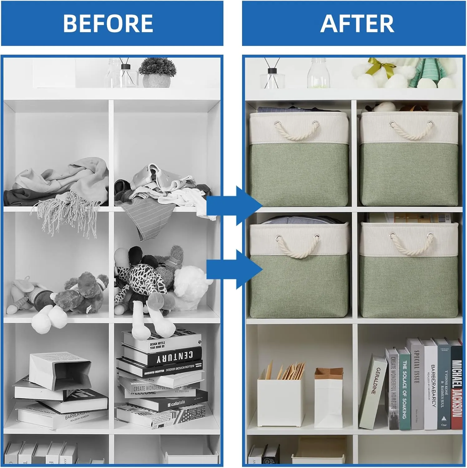 Canvas Fabric Storage Box