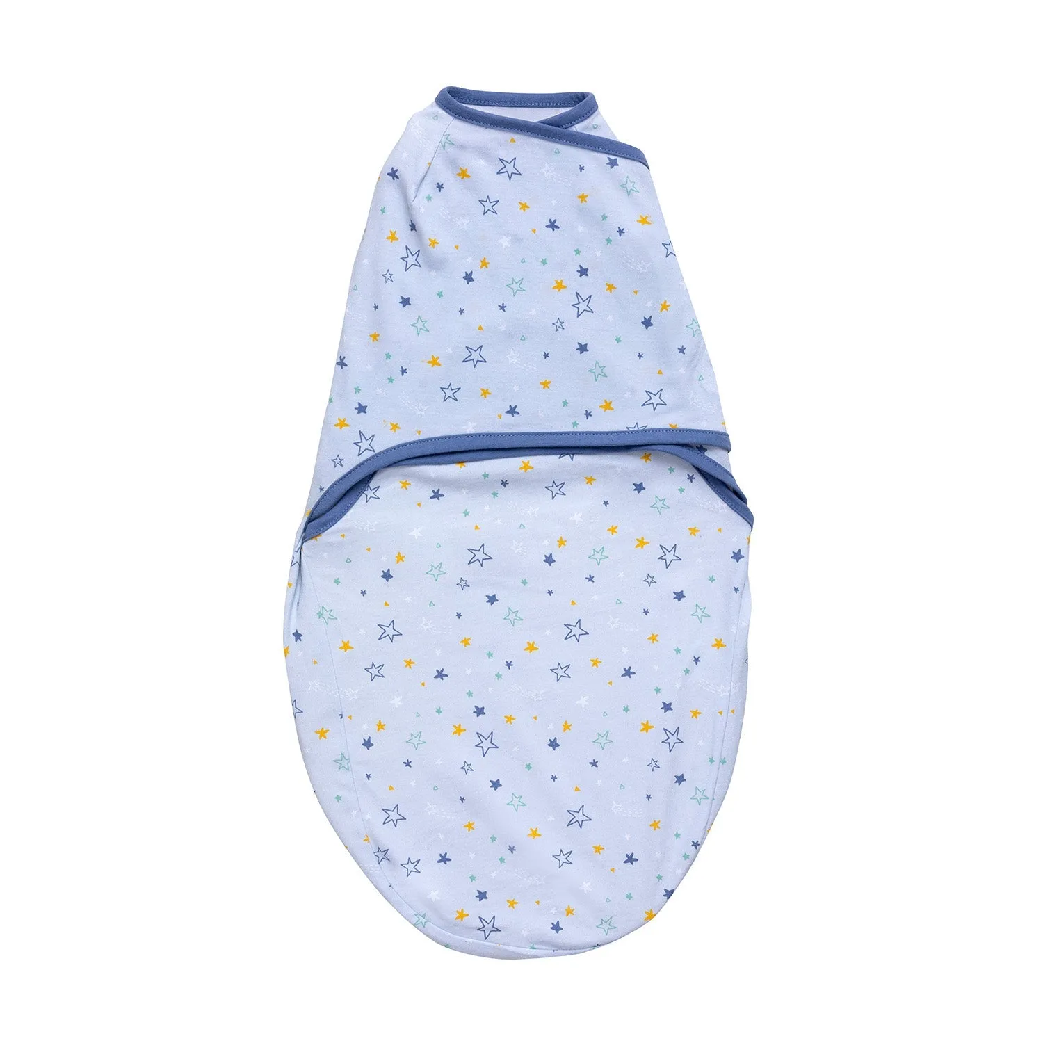 Clevamama - Swaddle To Sleep - Baby Swaddle Wrap (Blue)