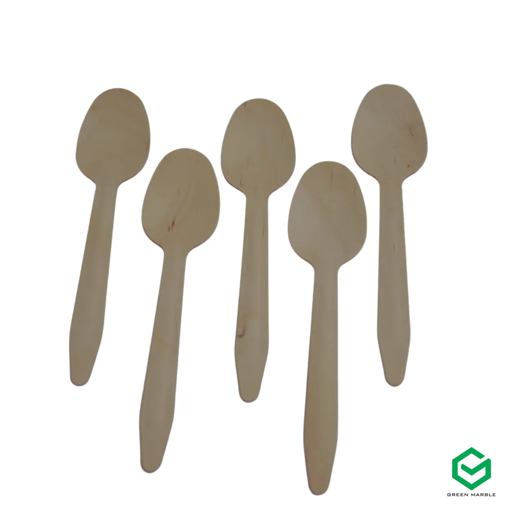 Disposable Wooden Spoon - 50pc