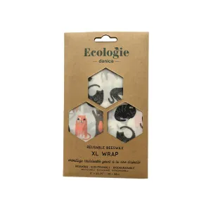 Ecologie - Beeswax Bread Wrap Cats XL