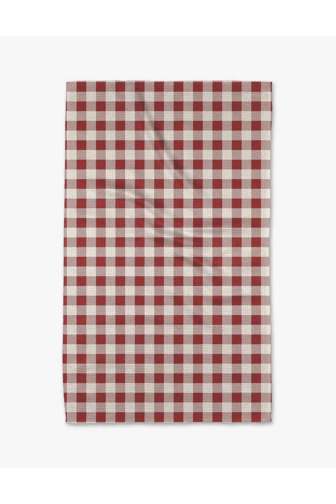 Holiday Geometry House Tea Towel