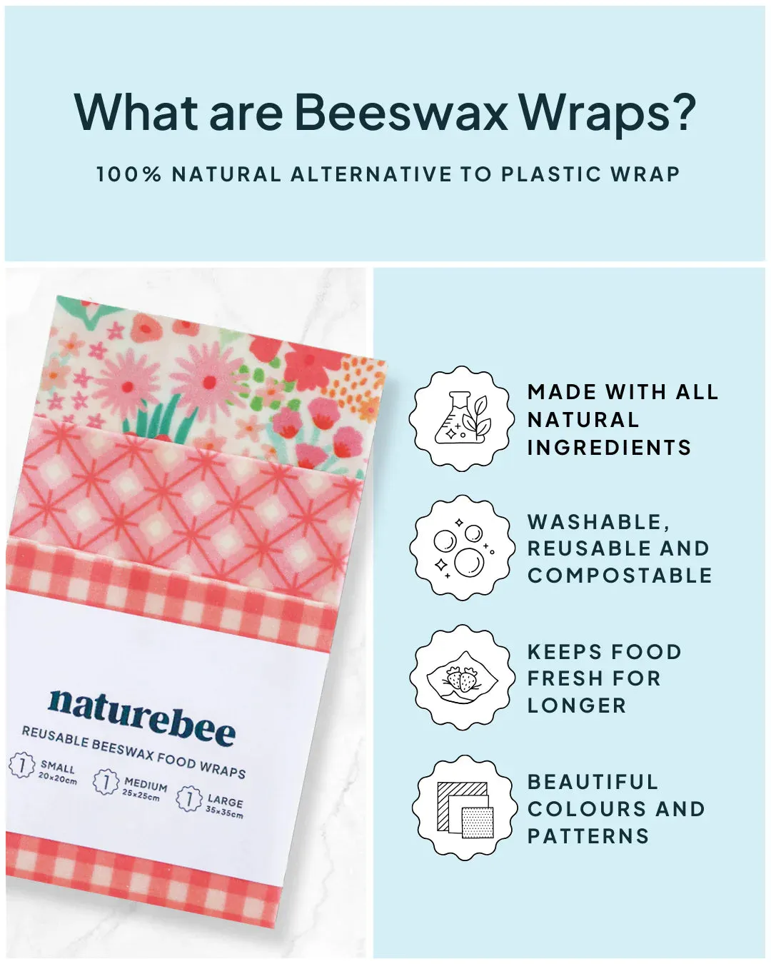 Nature Bee Good Beeswax Wrap