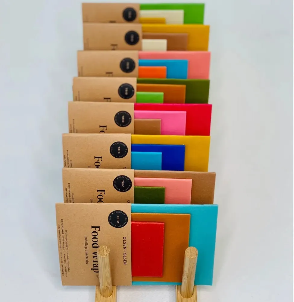 Olsen Olsen Beeswax Food Wraps, Mixed Solids