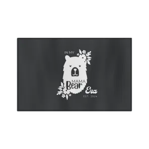 Personalized Mama Bear Kitchen Towel Grey, Custom Towel, Gift For Mom