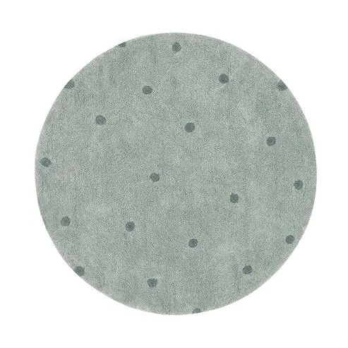 Washable Round Rug - Dot Sage